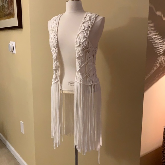 mosnova Other - Ibiza Fringe macrame Vest